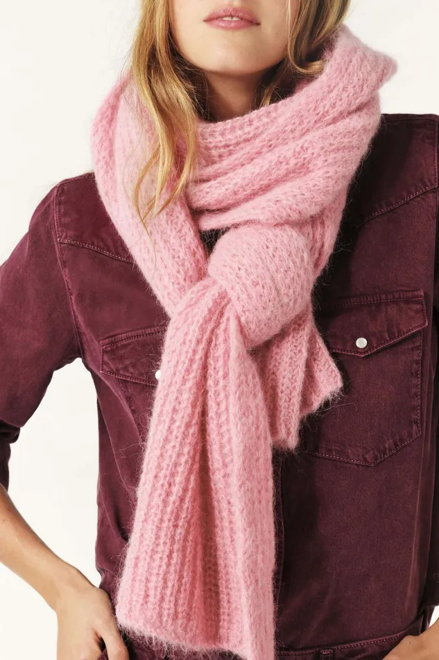 Knitted Scarf Bahia Yellow Women Baandsh Scarves and Beanies