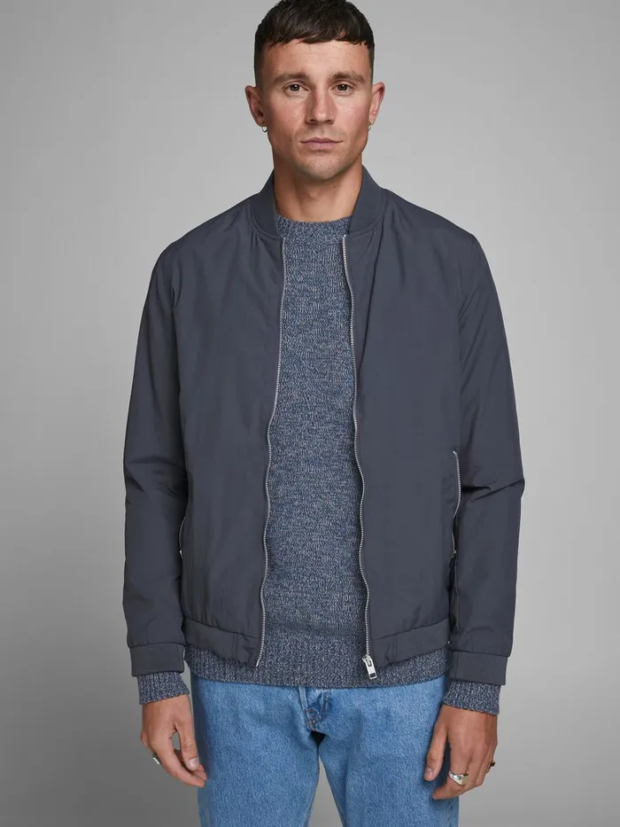 Knitwear JACK and JONES Mens CREW NECK KNITTED PULLOVER Blue Navy Blazer Cheap On Sale