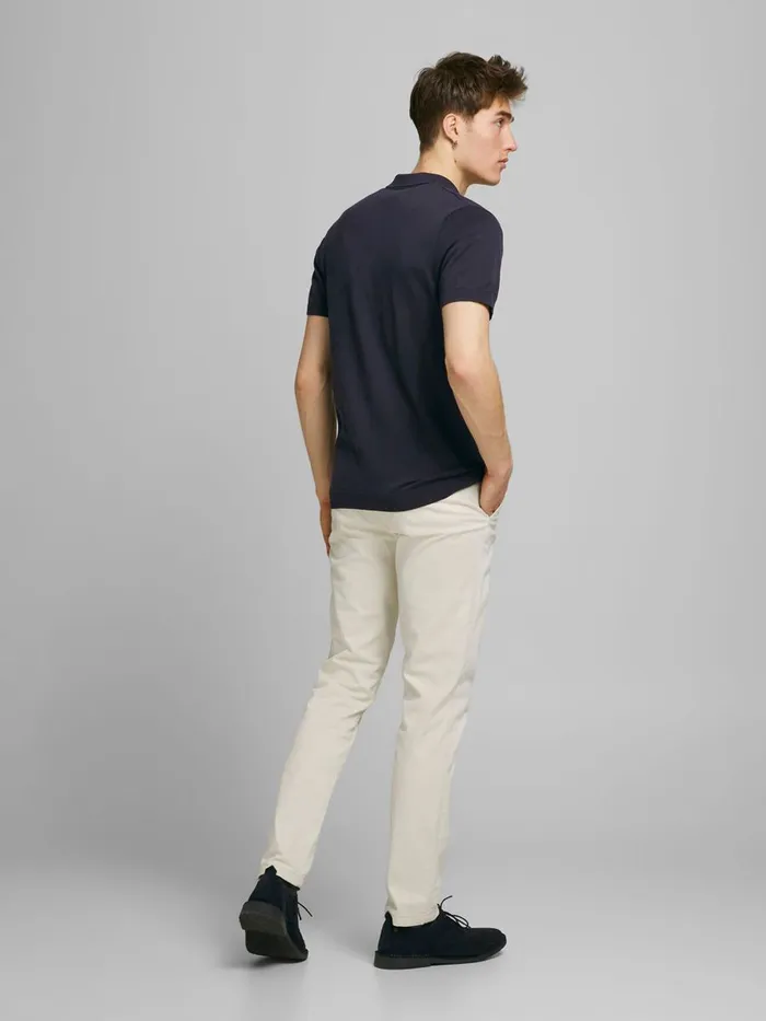 Knitwear JACK and JONES Mens ZIP CARDIGAN POLO SHIRT Blue New Navy Online