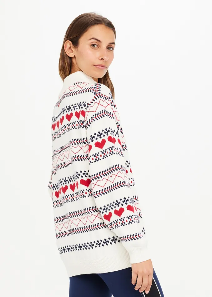 Knitwear THE UPSIDE Women ST MORITZ CLEMENTINE KNIT CREW Knitwear THE UPSIDE Women ST MORITZ CLEMENTINE KNIT CREW