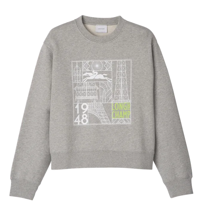KnitwearTops and Blouses Sweatshirt Grey Longchamp Women