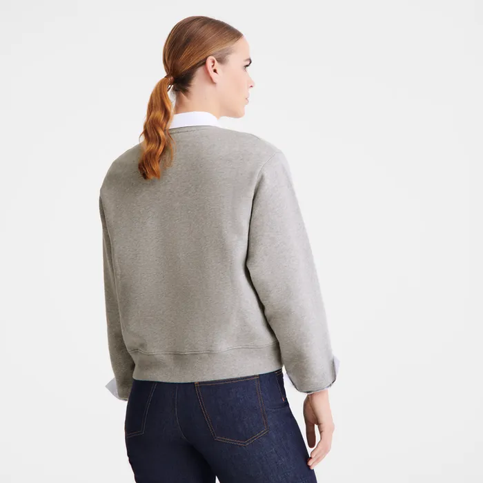 KnitwearTops and Blouses Sweatshirt Grey Longchamp Women KnitwearTops and Blouses Sweatshirt Grey Longchamp Women