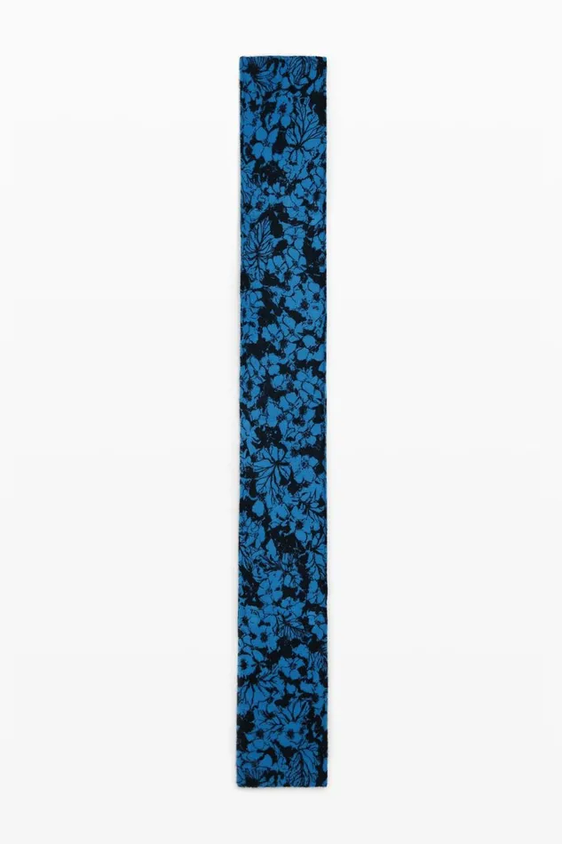 Knitwear Women Desigual Floral Scarf Blue