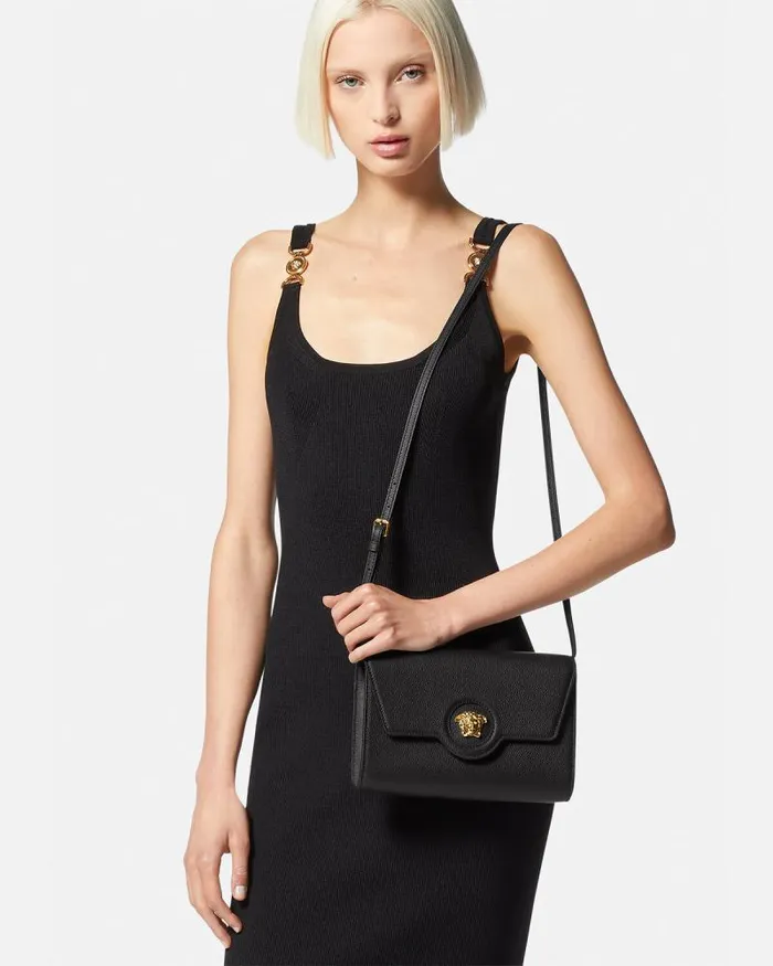 La Medusa Crossbody Bag Blackgold Women Versace Shoulder and Crossbody