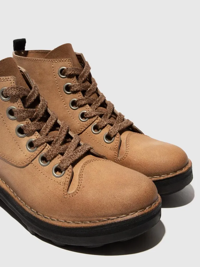 Laceup Ankle Boots NOOG143FLY TAUPE Men Fly London Ankle Boots