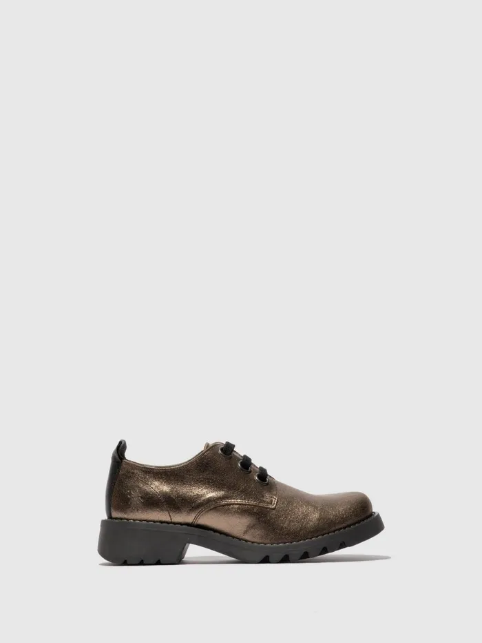 Laceup Shoes RUDA538FLY DARK GOLD Women Fly London Shoes