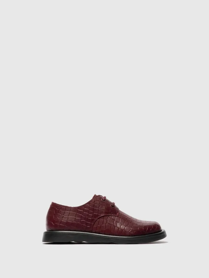 Laceup Shoes TENI120FLY BURGUNDY Women Fly London Shoes