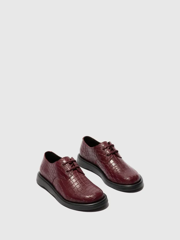 Laceup Shoes TENI120FLY BURGUNDY Women Fly London Shoes