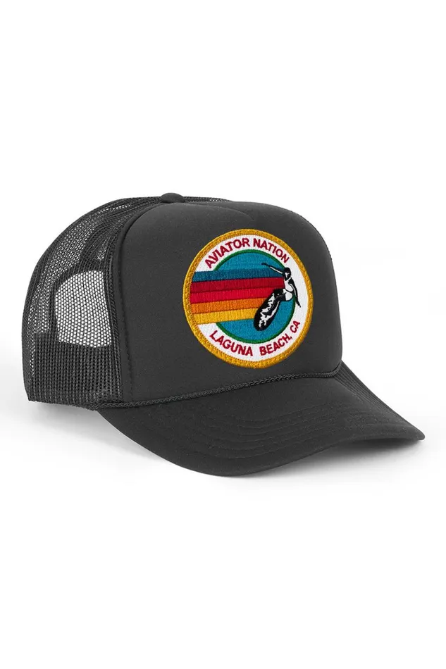 Laguna Beach Trucker Hat WomenMen Aviator Nation Trucker Hats
