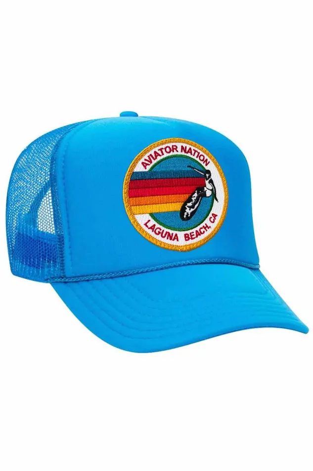 Laguna Beach Trucker Hat WomenMen Aviator Nation Trucker Hats
