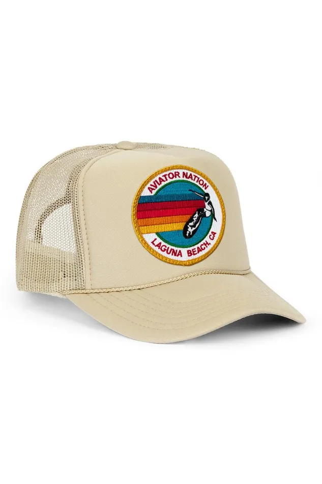 Laguna Beach Trucker Hat WomenMen Aviator Nation Trucker Hats