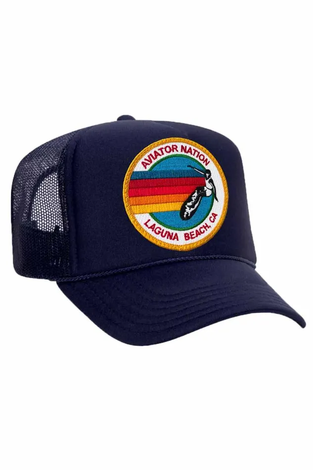 Laguna Beach Trucker Hat WomenMen Aviator Nation Trucker Hats