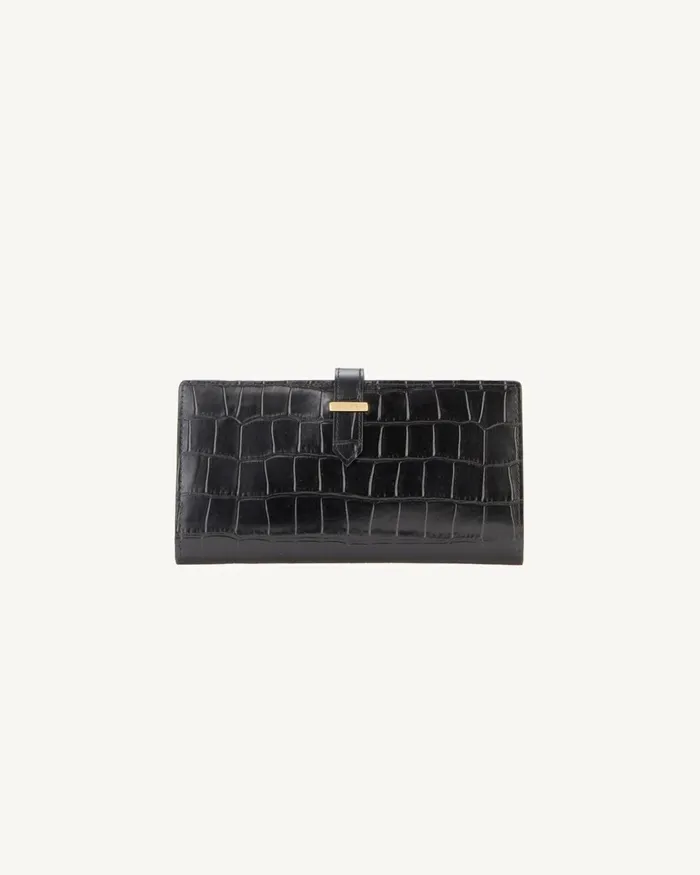 LE CATHERINE WALLET Black And Gold Women Nili Lotan Handbags