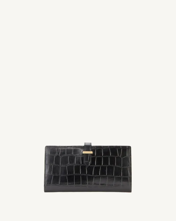 LE CATHERINE WALLET Black And Gold Women Nili Lotan Handbags