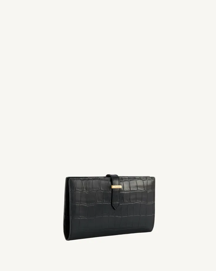 LE CATHERINE WALLET Black And Gold Women Nili Lotan Handbags