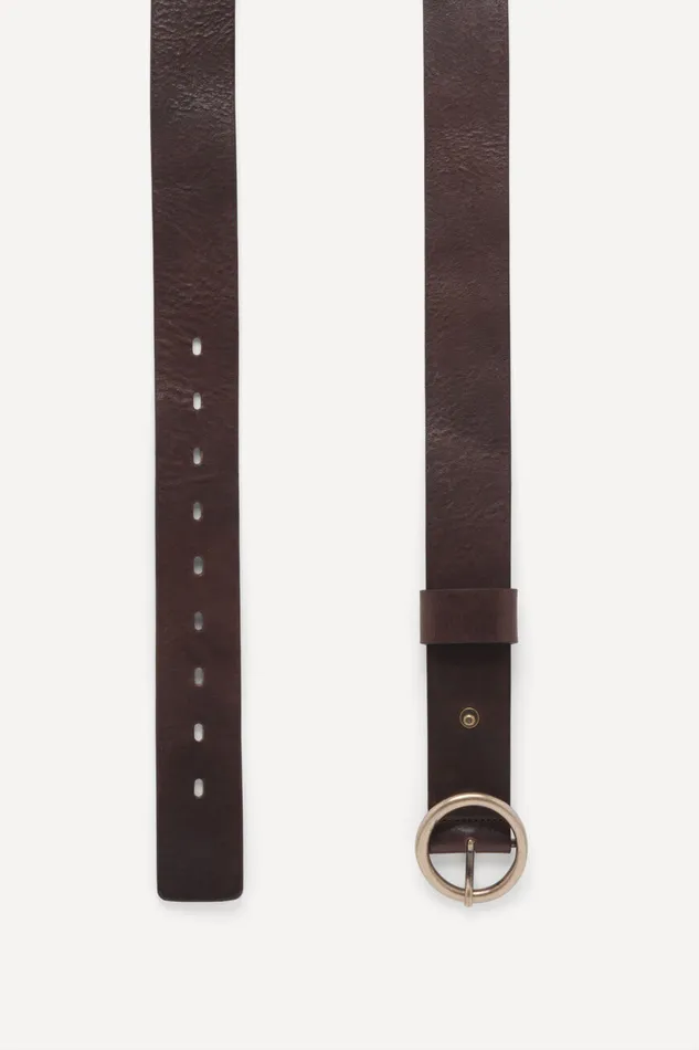 Leather Belt Camus Black Women Baandsh Belts