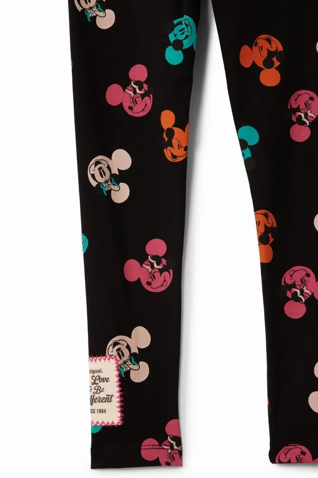 Leggings Kids Desigual Long Mickey Leggings Black
