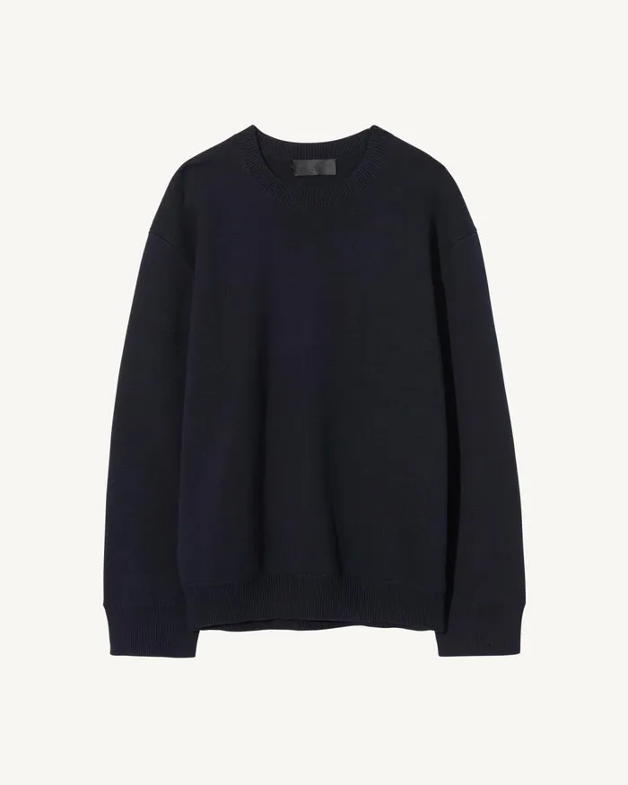 LELAND SWEATER Dark Navy Men Nili Lotan Sweaters