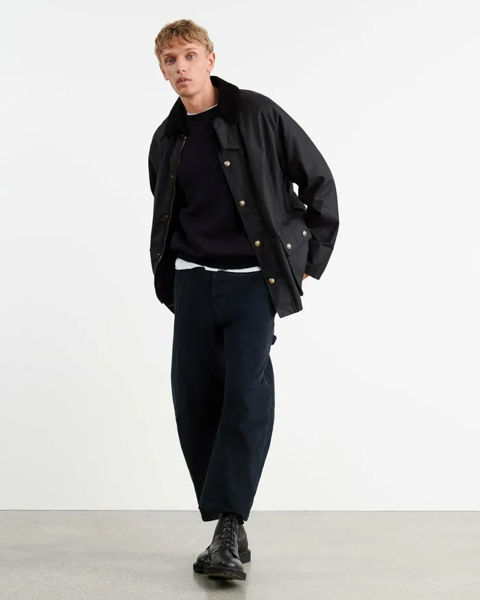 LELAND SWEATER Dark Navy Men Nili Lotan Sweaters