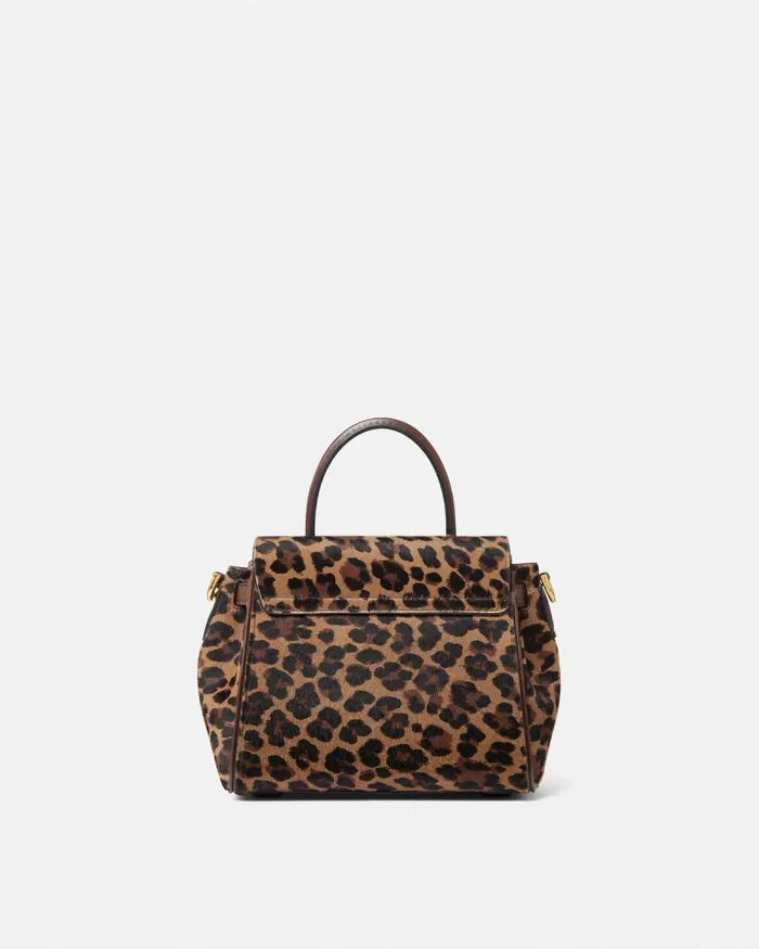 Leopard La Medusa Small Handbag Animalier Women Versace Top Handle