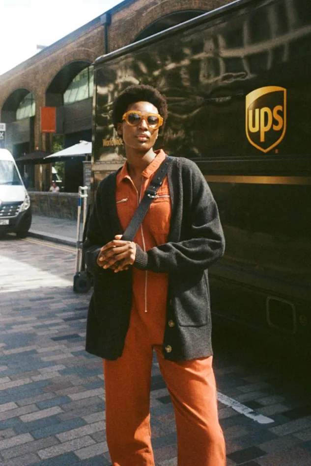 LF Markey Boilersuits Women Danny Boilersuit Rust Canvas