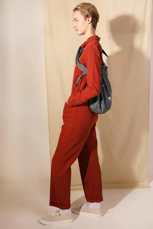 LF Markey Boilersuits Women Danny Boilersuit Rust Canvas