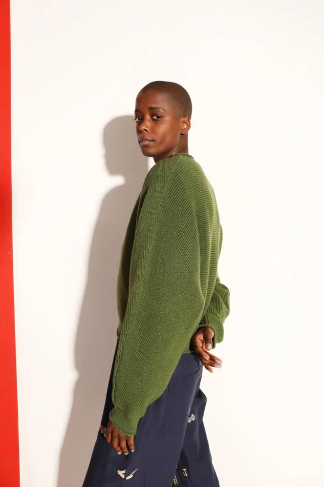 LF Markey Knitwear Women Vernon Knit Grass
