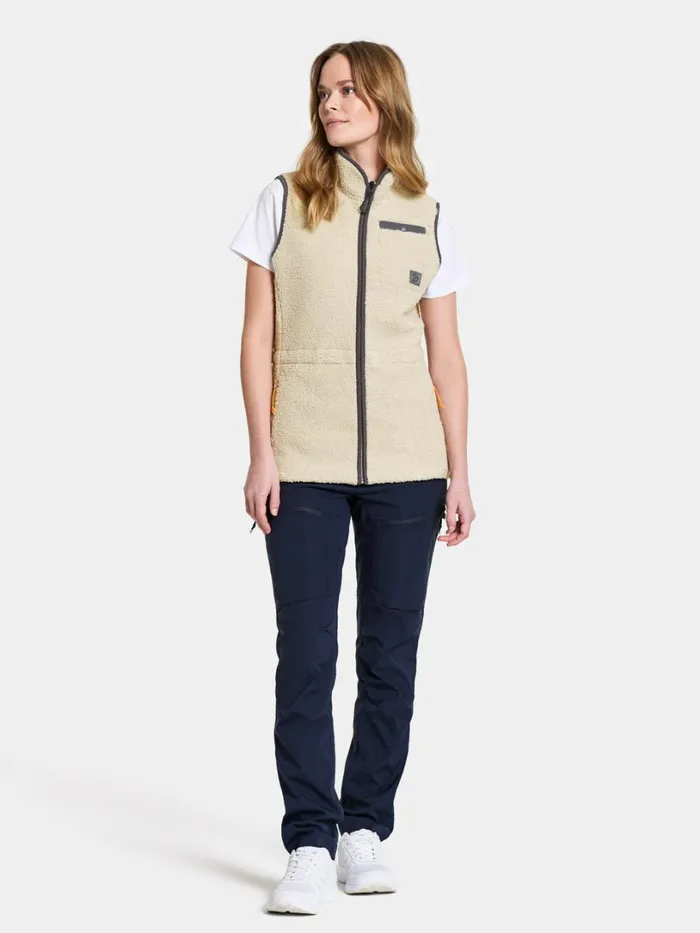 Libra Vest Light Beige Women Didriksons Vests Libra Vest Light Beige Women Didriksons Vests