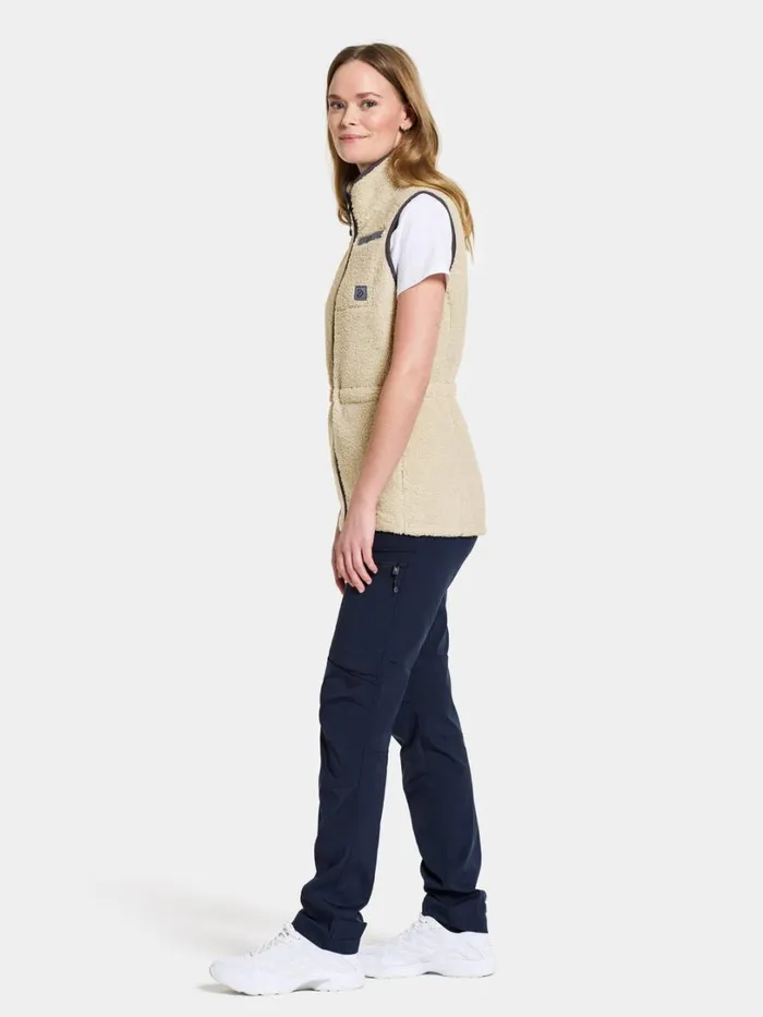 Libra Vest Light Beige Women Didriksons Vests Libra Vest Light Beige Women Didriksons Vests