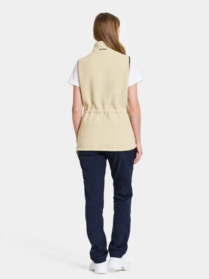 Libra Vest Light Beige Women Didriksons Vests Libra Vest Light Beige Women Didriksons Vests