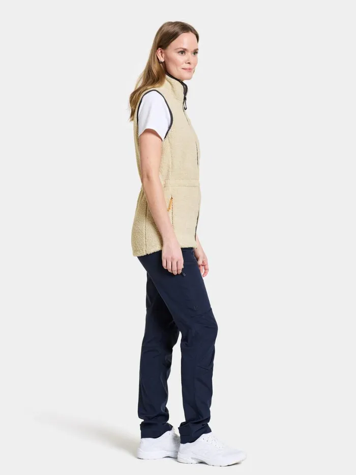 Libra Vest Light Beige Women Didriksons Vests Libra Vest Light Beige Women Didriksons Vests