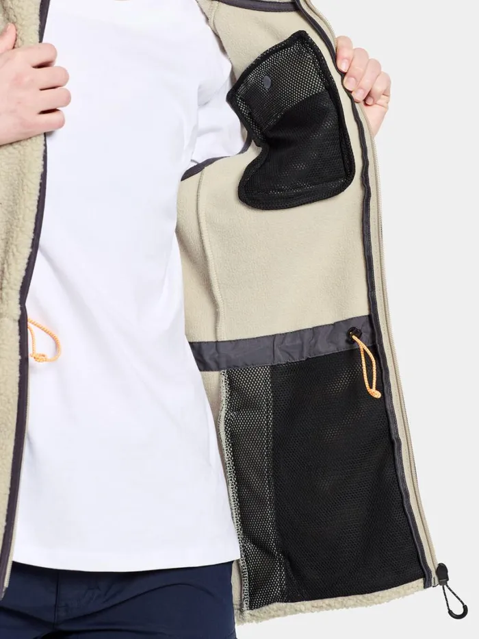 Libra Vest Light Beige Women Didriksons Vests Libra Vest Light Beige Women Didriksons Vests