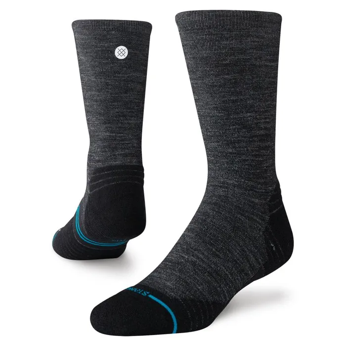 Light Performance Wool Crew Socks Light Wool 8211 Black MenWomen Stance Crew
