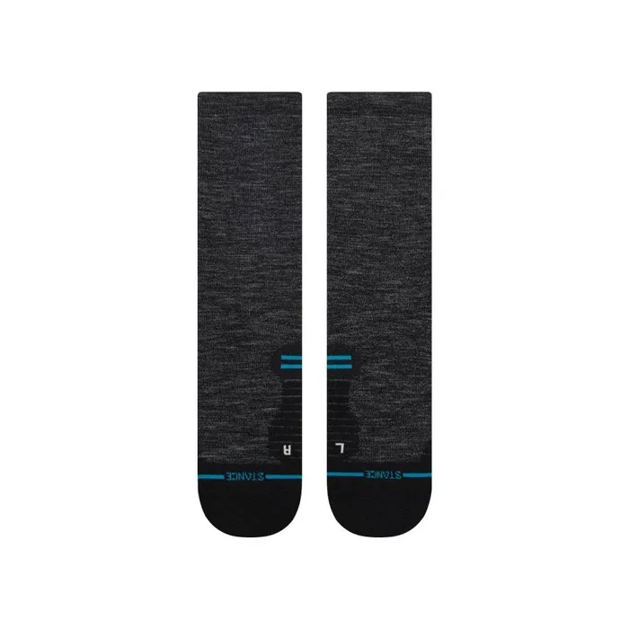Light Performance Wool Crew Socks Light Wool 8211 Black MenWomen Stance Crew