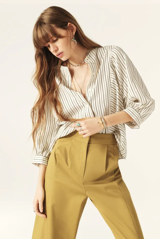 Lioba Shirt Lioba OffWhite Women Baandsh Tops and Shirts