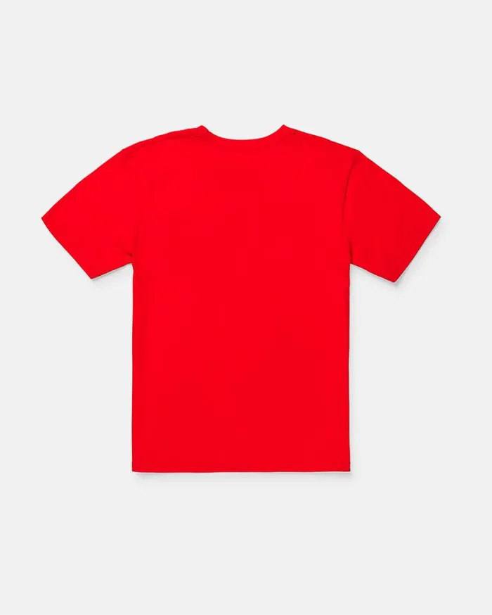 Little Boys Circle Stone Short Sleeve Tee 8211 Red Kids Volcom TShirts and Tanks