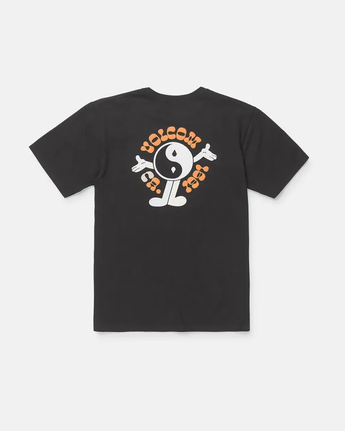 Little Boys Happy Days Short Sleeve Tee 8211 Black Kids Volcom TShirts and Tanks