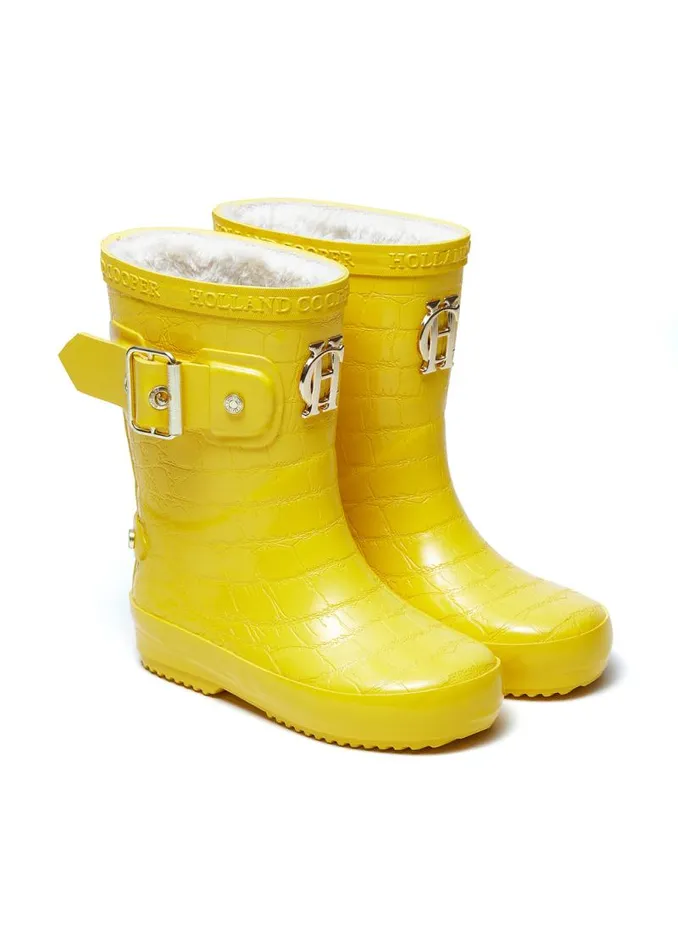 Little Little Gifting Holland Cooper Little Wellie 8211 Toddler Quack Yellow