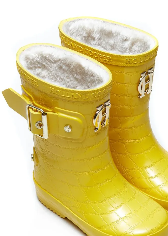 Little Little Gifting Holland Cooper Little Wellie 8211 Toddler Quack Yellow