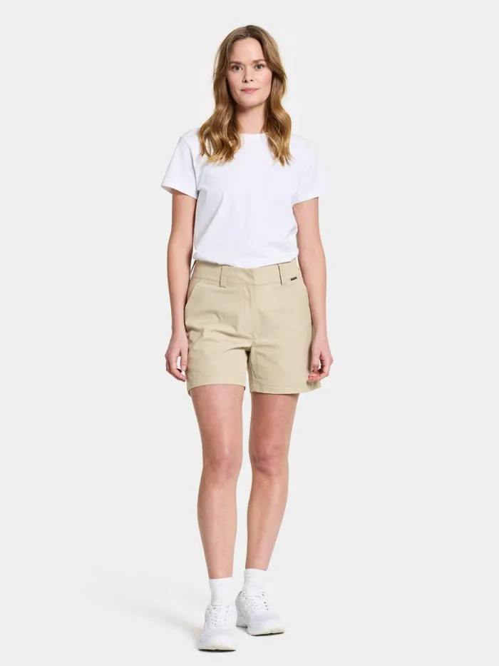 Liv Shorts Light Beige Women Didriksons Shorts