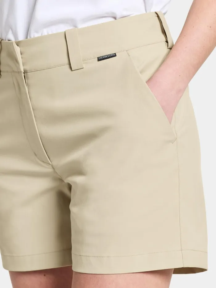 Liv Shorts Light Beige Women Didriksons Shorts