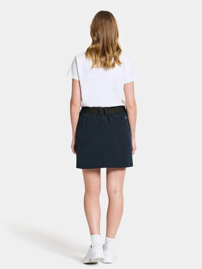 Liva Skirt Dark Night Blue Women Didriksons Skirts