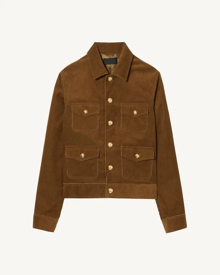 LIZETH CORDUROY JACKET Midnight Women Nili Lotan Jackets and Blazers