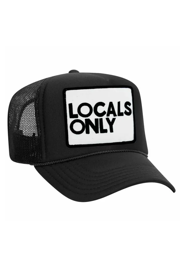 Locals Only Vintage Trucker Hat WomenMen Aviator Nation Trucker Hats