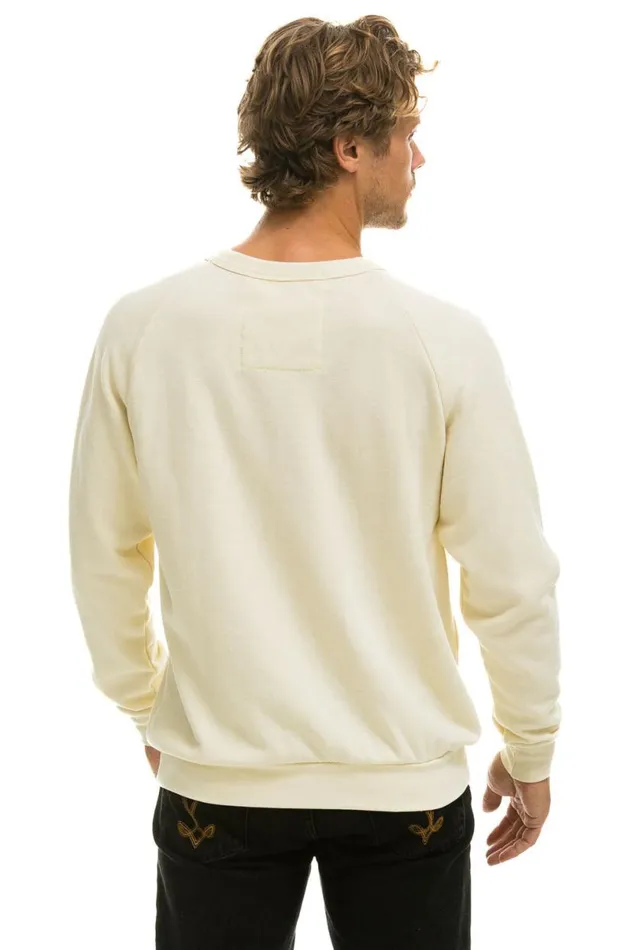 Logo Sweatshirt 8211 Vintage White WomenMen Aviator Nation Sweatshirts