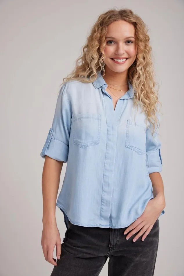 Long Sleeve Women Bella Dahl Split Back Button Down 8211 Sunbleach Wash Long Sleeve Women Bella Dahl Split Back Button Down 8211 Sunbleach Wash