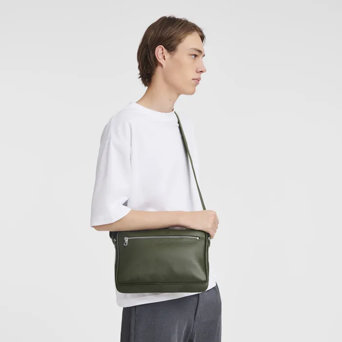 Longchamp Crossbody bags Men Le Foulonn M Camera bag Khaki Longchamp Crossbody bags Men Le Foulonn M Camera bag Khaki