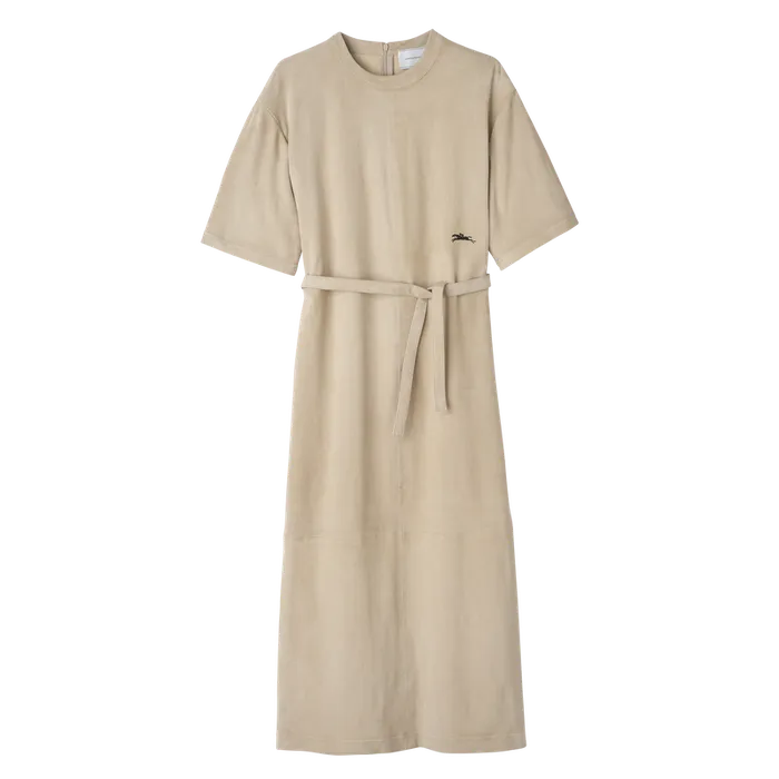 Longchamp Dresses and Skirts Women Leather long dress Linen