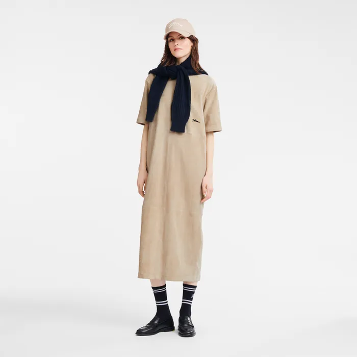 Longchamp Dresses and Skirts Women Leather long dress Linen Longchamp Dresses and Skirts Women Leather long dress Linen