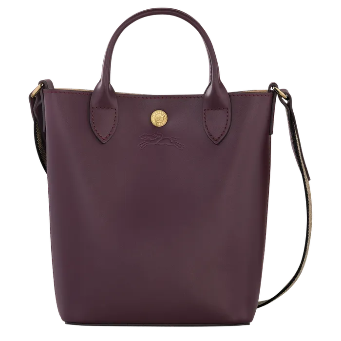Longchamp pure XS Tote bag Eggplant Women Mini bagsHandbags